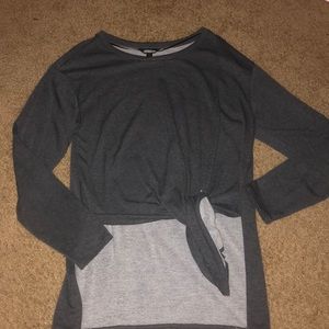 PROJECT RUNWAY KNOT TIE SWEATSHIRT